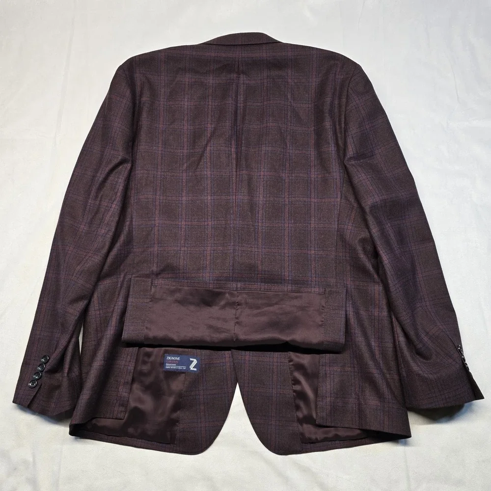 Bonobos Zignone Italy Wool  Plaid Blazer Jacket Men 46r
